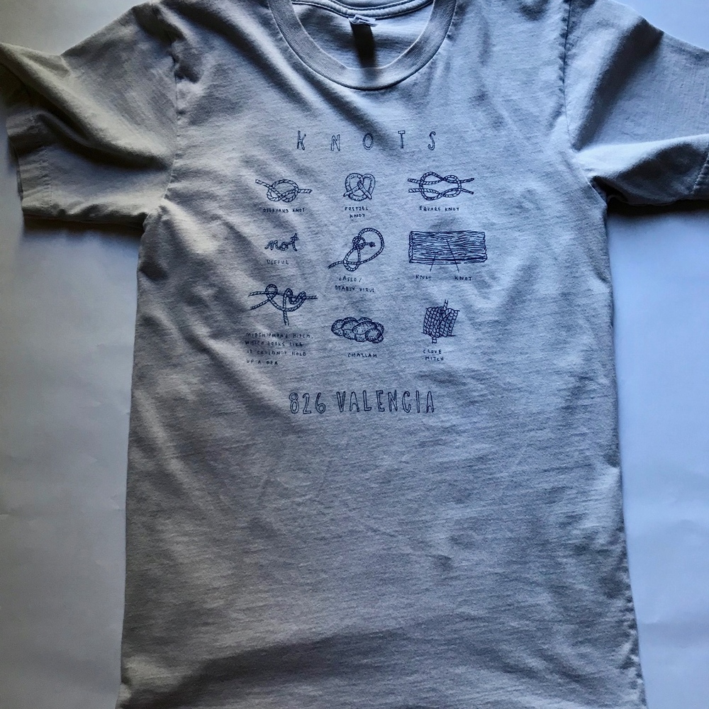 Grey 826 Valencia "knots" shirt